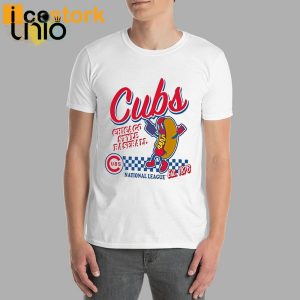 Cubs Mitchell And Ness Cooperstown Collection Food Concessions T-Shirt