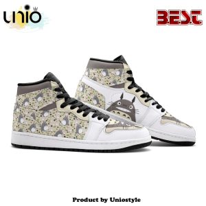 Totoro Pattern My Neighbor Totoro Air Jordan 1 High Top Shoes