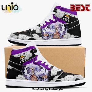 One Piece Luffy Nika AJ1 High Top Shoes