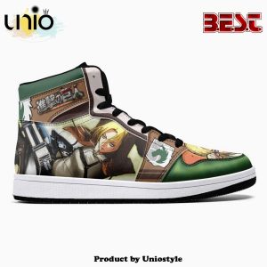 Annie Leonhart Military Police Shingeki No Kyojin JD1 High Top Shoes