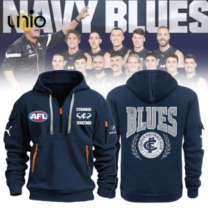 AFL Carlton Blues New 2024 Navy Hoodie, Jogger, Cap