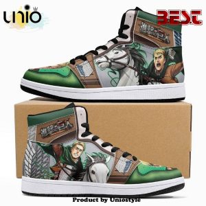 Erwin Smith Shinzou Wo Sasageyo Shingeki No Kyojin JD1 High Top Shoes