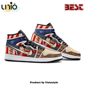 Luffy One Piece Air Jordan 1 High Top Shoes