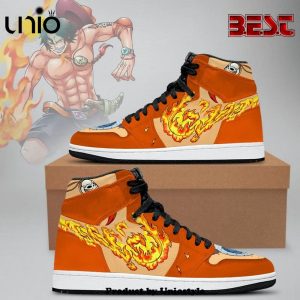 Ace One Piece Air Jordan 1 High Top Shoes