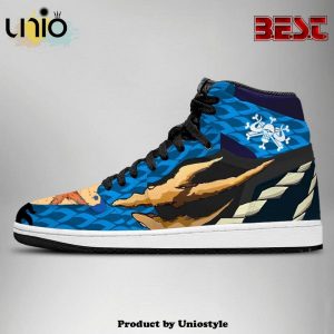 Kaido One Piece Air Jordan 1 High Top Shoes