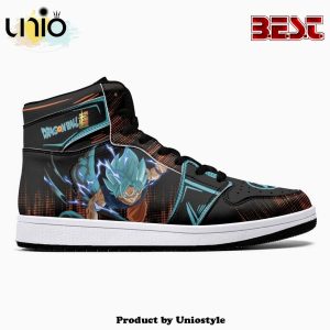 Goku Blue Dragon Ball Super JD1 High Top Shoes