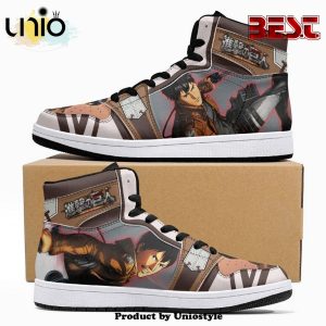 Bertholdt Hoover Training Corps Shingeki No Kyojin JD1 High Top Shoes