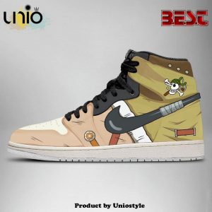 Ussop One Piece Air Jordan 1 High Top Shoes