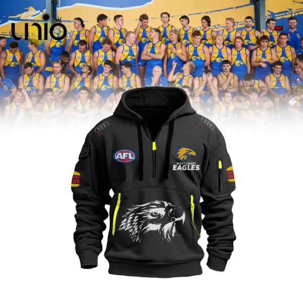 AFL West Coast Eagles 2024 Black Hoodie 3D