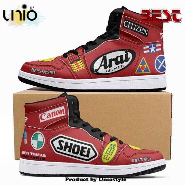 Akira Kaneda Bike Decals JD1 High Top Shoes