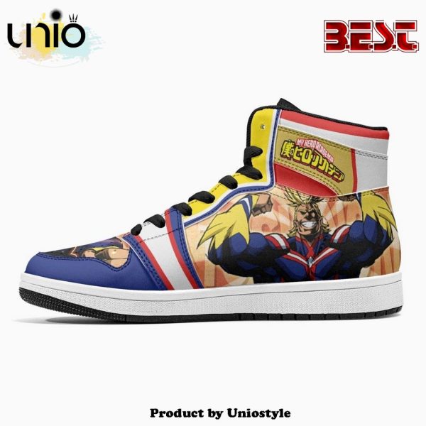 All Might Plus Ultra My Hero JD1 High Top Shoes