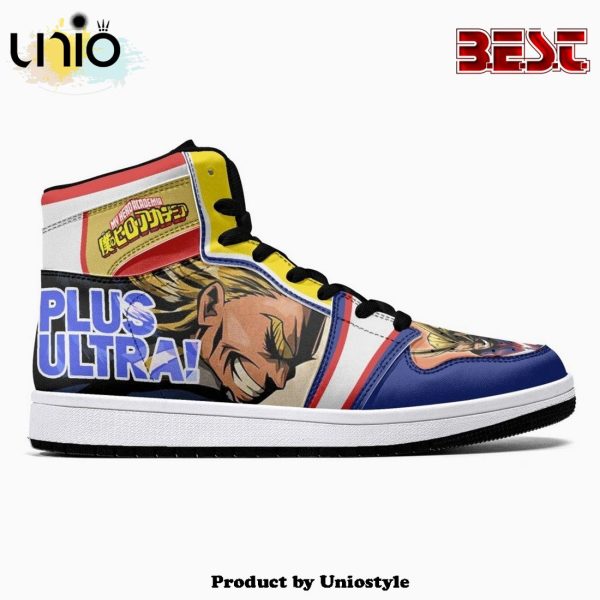 All Might Plus Ultra My Hero JD1 High Top Shoes