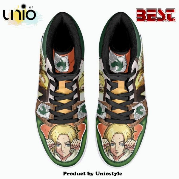 Annie Leonhart Military Police Shingeki No Kyojin JD1 High Top Shoes