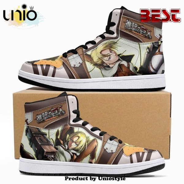 Annie Leonhart Training Corps Shingeki No Kyojin JD1 High Top Shoes