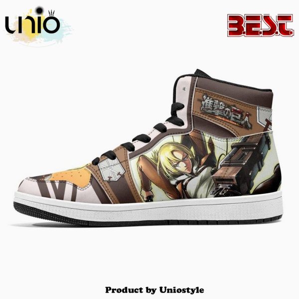 Annie Leonhart Training Corps Shingeki No Kyojin JD1 High Top Shoes