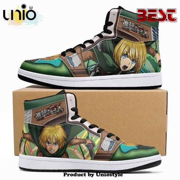 Armin Arlert Survey Corps Shingeki No Kyojin JD1 High Top Shoes