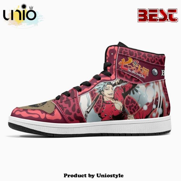 Ban Purgatory Seven Deadly Sins JD1 High Top Shoes