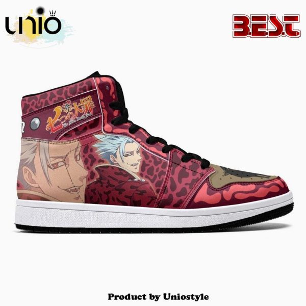 Ban Purgatory Seven Deadly Sins JD1 High Top Shoes