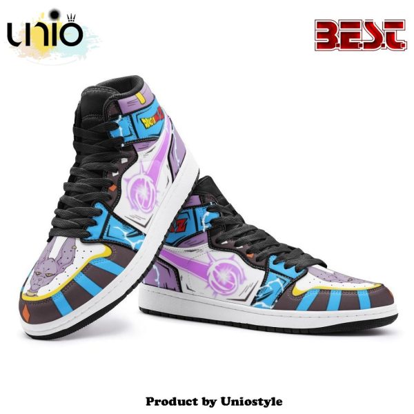 Beerus Dragon Ball Z Air Jordan 1 High Top Shoes