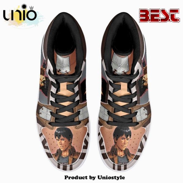 Bertholdt Hoover Training Corps Shingeki No Kyojin JD1 High Top Shoes