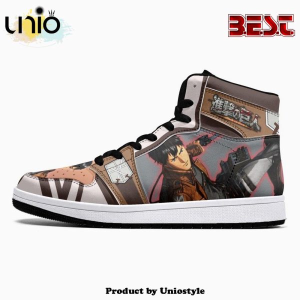 Bertholdt Hoover Training Corps Shingeki No Kyojin JD1 High Top Shoes