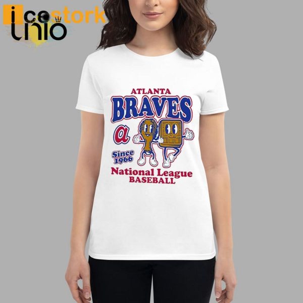 Braves Mitchell And Ness Cooperstown Collection Food Concessions T-Shirt