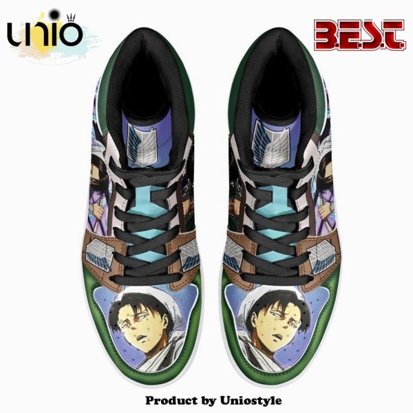 Captain Levi Cleaner Shingeki No Kyojin JD1 High Top Shoes