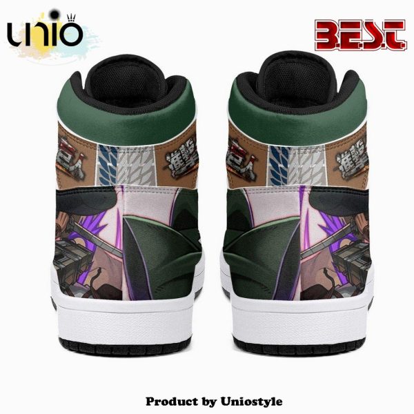 Captain Levi Shingeki No Kyojin JD1 High Top Shoes