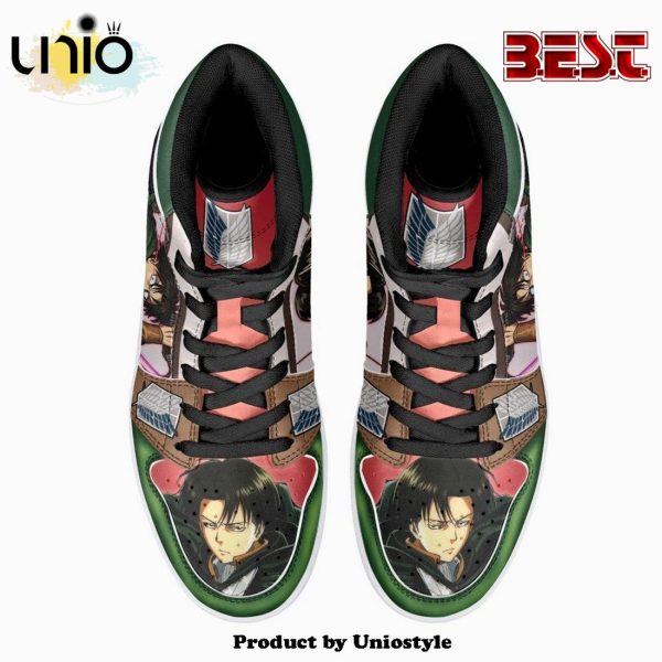 Captain Levi Shingeki No Kyojin JD1 High Top Shoes