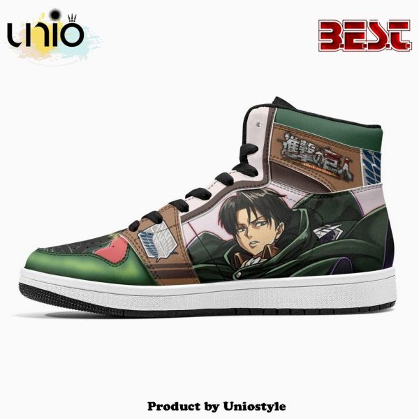 Captain Levi Shingeki No Kyojin JD1 High Top Shoes