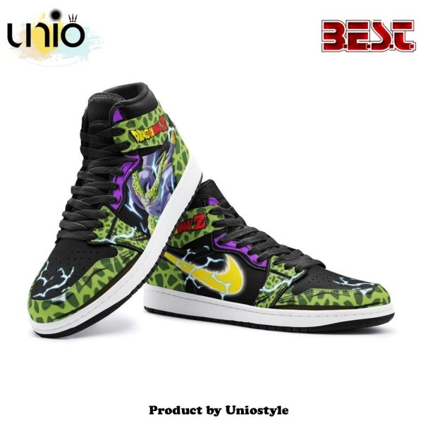 Cell Dragon Ball Z Air Jordan 1 High Top Shoes