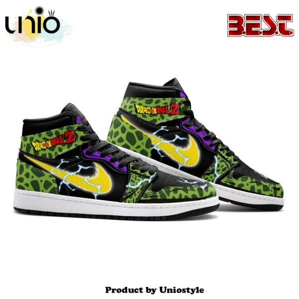 Cell Dragon Ball Z Air Jordan 1 High Top Shoes