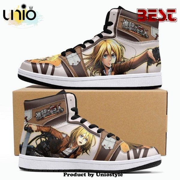 Christa Lenz Training Corps Shingeki No Kyojin JD1 High Top Shoes