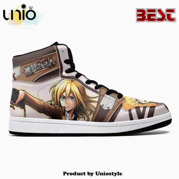 Christa Lenz Training Corps Shingeki No Kyojin JD1 High Top Shoes