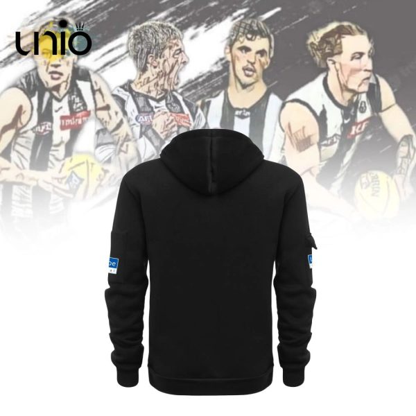 Collingwood FC 2024 Special AFL Black Hoodie 3D