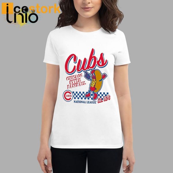 Cubs Mitchell And Ness Cooperstown Collection Food Concessions T-Shirt