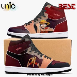 One Piece Luffy AJ1 High Top Shoes v2