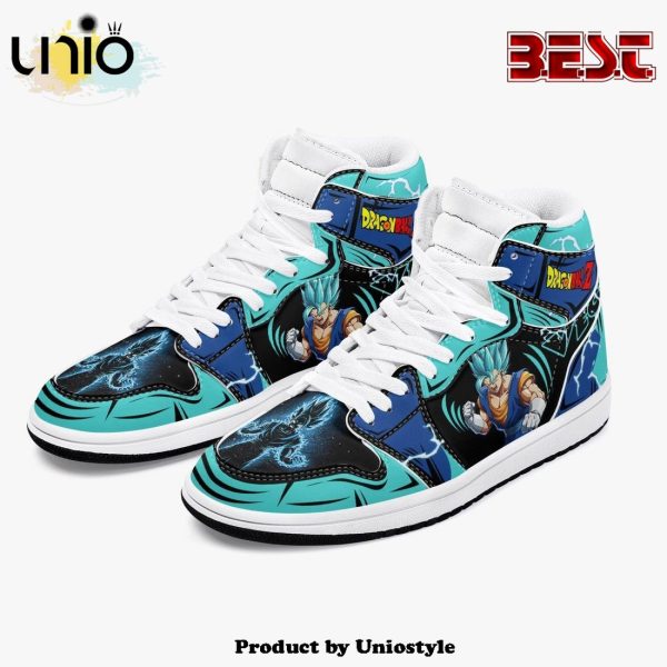 Dragon Ball Super Dbz Vegito Saiyan Blue AJ1 High Top Shoes