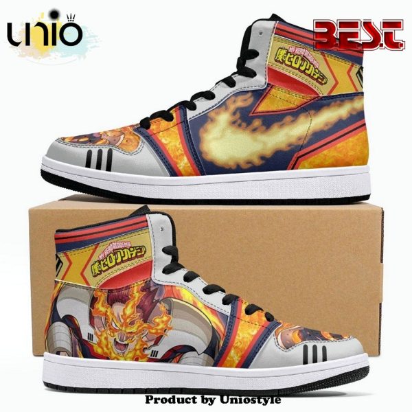 Enji Todoroki Endeavor My Hero JD1 High Top Shoes