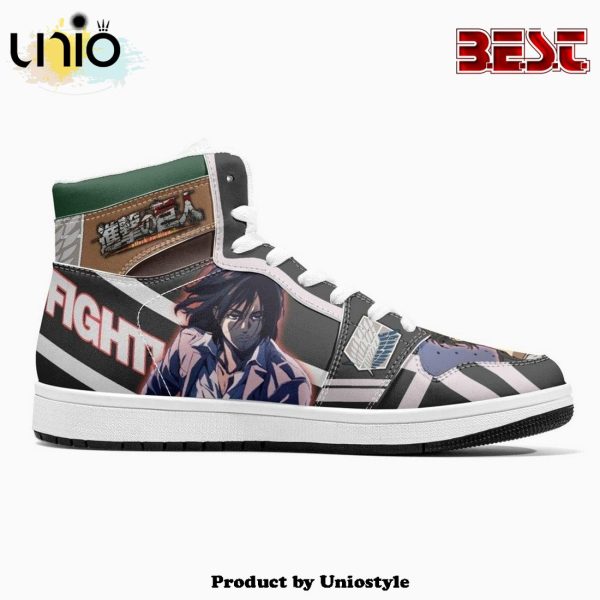 Eren Yeager Timeskip Shingeki No Kyojin JD1 High Top Shoes