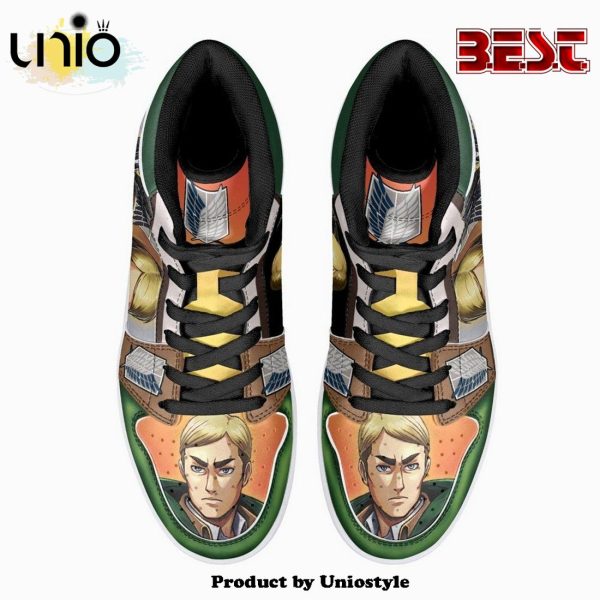 Erwin Smith Shingeki No Kyojin JD1 High Top Shoes