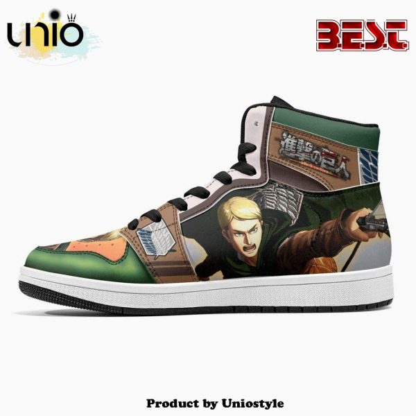 Erwin Smith Shingeki No Kyojin JD1 High Top Shoes