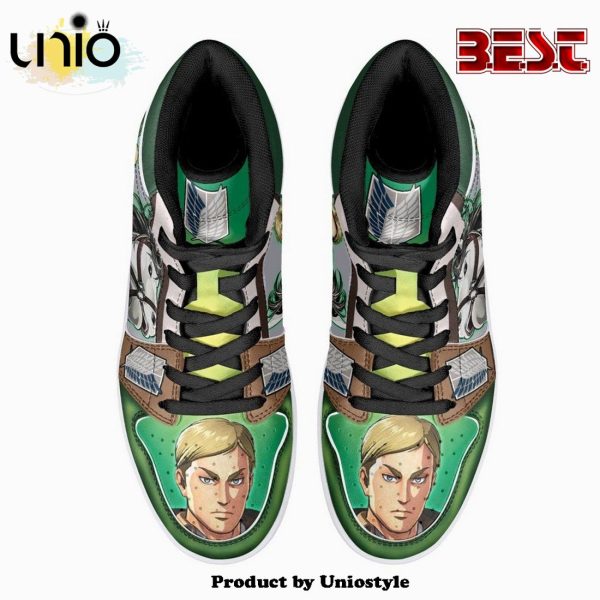 Erwin Smith Shinzou Wo Sasageyo Shingeki No Kyojin JD1 High Top Shoes