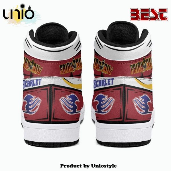 Erza Scarlet Fairy Tail JD1 High Top Shoes