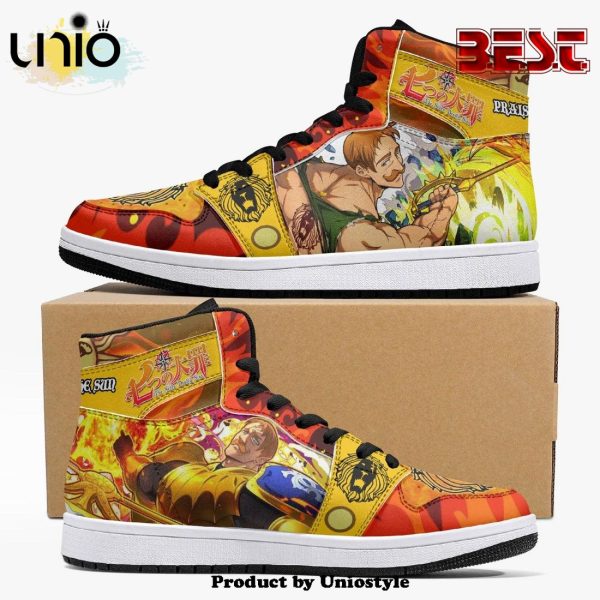 Escanor Praise The Sun Seven Deadly Sins JD1 High Top Shoes