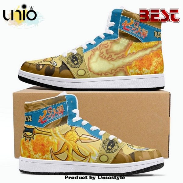 Escanor Rhitta Seven Deadly Sins JD1 High Top Shoes