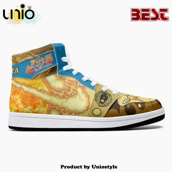 Escanor Rhitta Seven Deadly Sins JD1 High Top Shoes