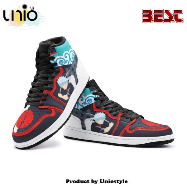 Gintoki Kimono Pattern Gintama Air Jordan 1 High Top Shoes