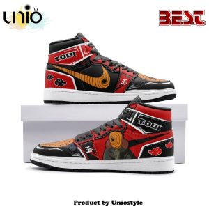 Obito Tobi Clan Red Cloud Ninja Air Jordan 1 High Top Shoes