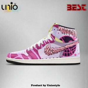 Doflamingo One Piece Air Jordan 1 High Top Shoes